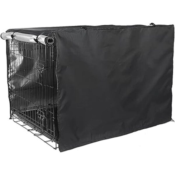 Medibot Funda para jaula para perro doble puerta_4