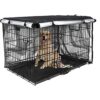 Medibot Funda para jaula para perro doble puerta_1