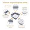 Lavabo plegable de plástico multiusos de 2.4 galones 9 L_3