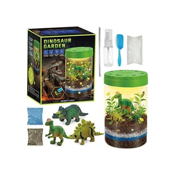 LightUp Dinosaurs Terrarium Kit for Kids STEM Educational