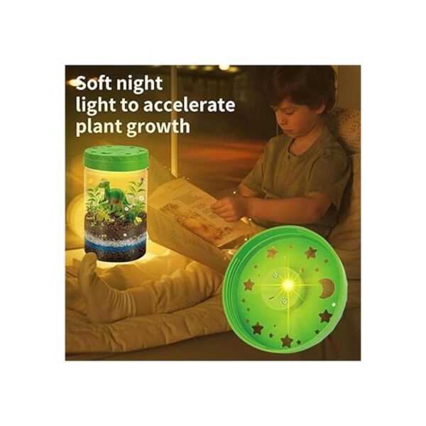 LightUp Dinosaurs Terrarium Kit for Kids STEM Educational