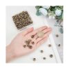 NBEADS 80 cuentas espaciadoras de agujeros grandes estilo_3