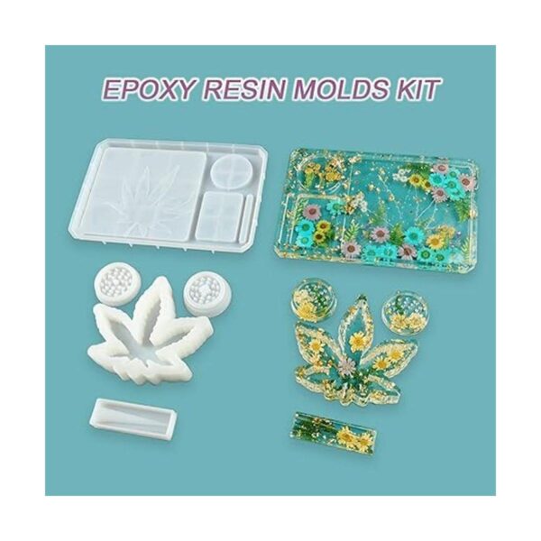 4 PCS Silicone Molds for Epoxy Resin Large Resin Molds