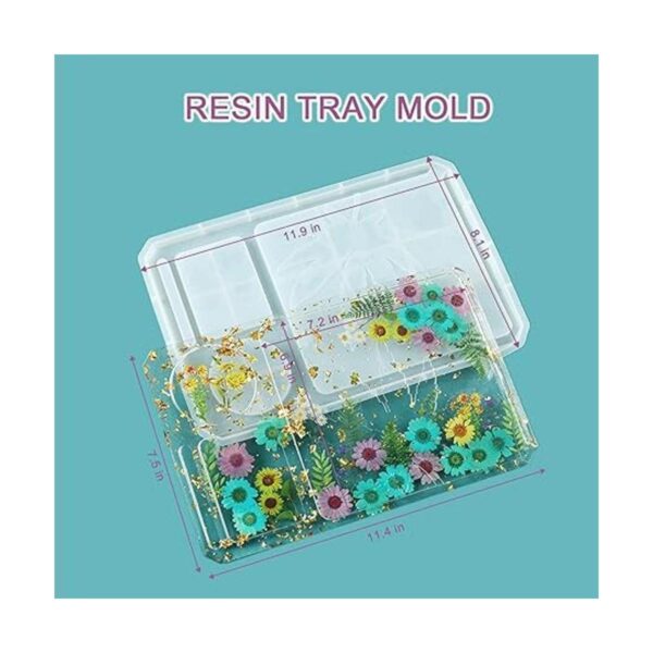 4 PCS Silicone Molds for Epoxy Resin Large Resin Molds
