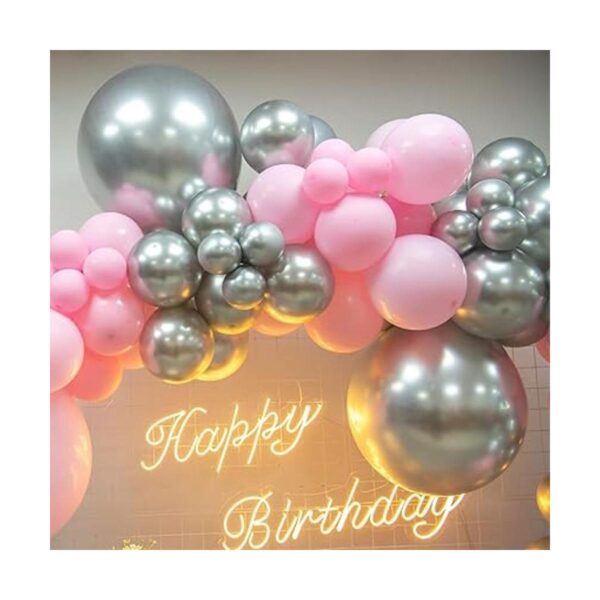 MOXMAY Kit de arco de guirnalda de globos de látex rosa_5