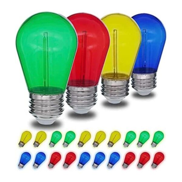 Jslinter Guirnalda de bombillas LED de colores Bombillas_1