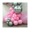 MOXMAY Kit de arco de guirnalda de globos de látex rosa_6