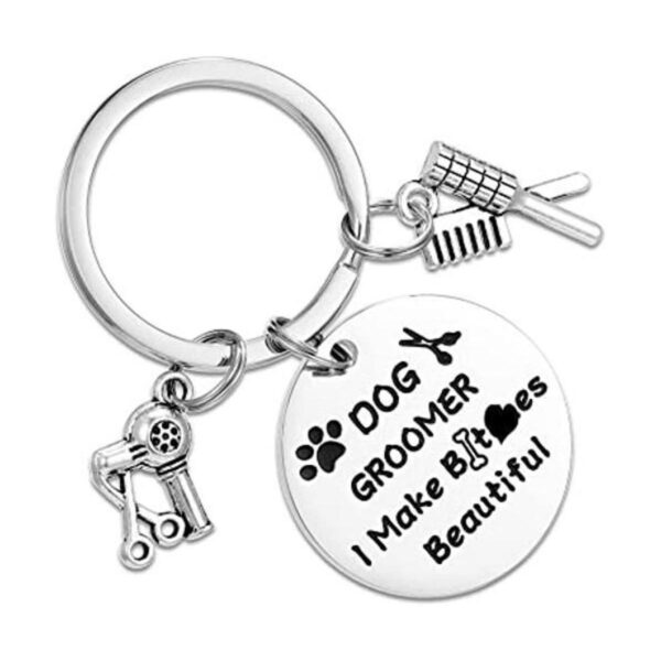 Kivosliviz Llavero de regalo para peluqueros de perros_1