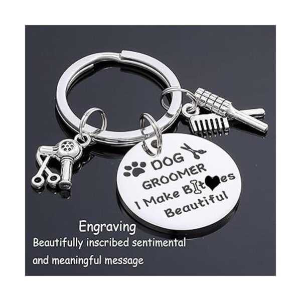 Kivosliviz Llavero de regalo para peluqueros de perros_3