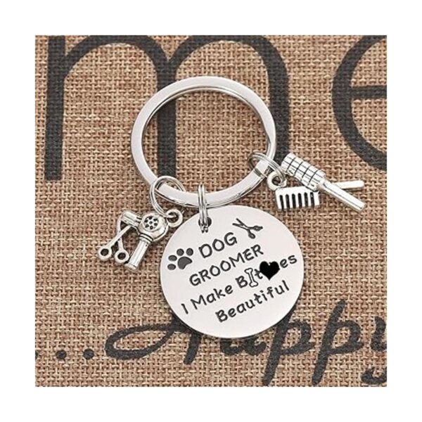 Kivosliviz Llavero de regalo para peluqueros de perros_4