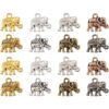 Craftdady 160 dijes de aleación tibetana de elefante de la_2
