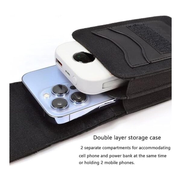 Funda grande para teléfono bolsa para cinturón de