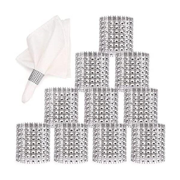 Eakor Mirilor 150 servilleteros brillantes hebillas para_1