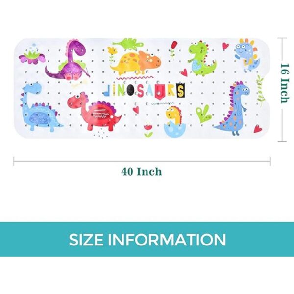 Tubozadi Tapete de baño para bañera para niños diseño de
