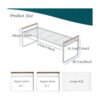 Gencuoir Organizador de encimera ancho apilable 13 x 8.3_2