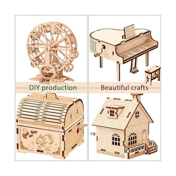 FSWCCK Paquete de 8 piezas de madera para manualidades de