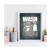 Cool Gamer Impresión artística para decoración de baño