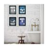 Cool Gamer Impresión artística para decoración de baño