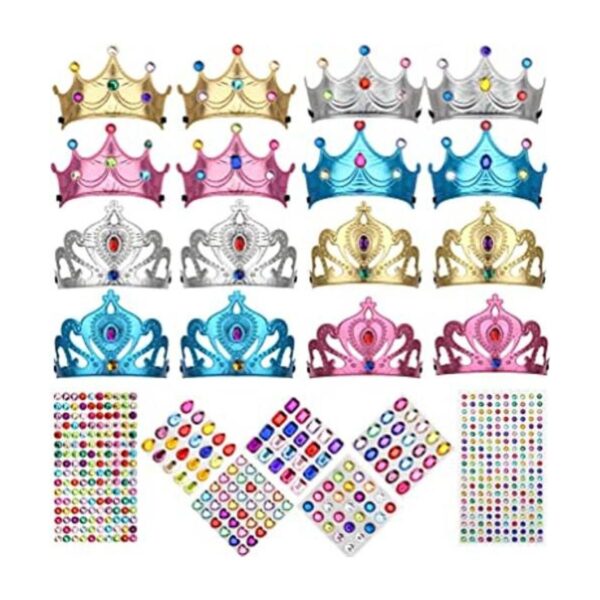 Hoedia 16 coronas y tiaras de espuma de princesa para_1