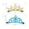 Hoedia 16 coronas y tiaras de espuma de princesa para_2