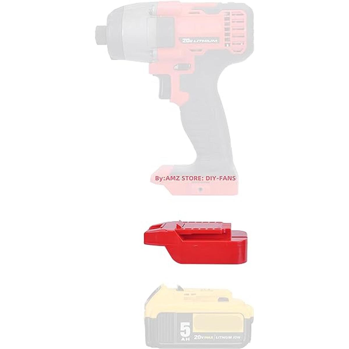 LQ18RY Adapter Fits Bauer 20v Cordless Tools for DeWalt