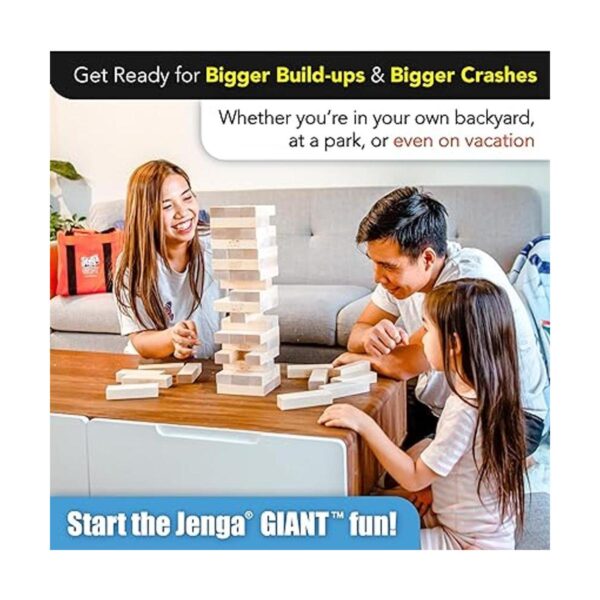 Jenga Giant JS4 El juego Jenga de gran tamaño se apila a_5