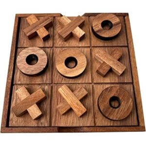 NUTTA TicTacToe Tic Tac Toe Tablero de madera XO OX Games_1