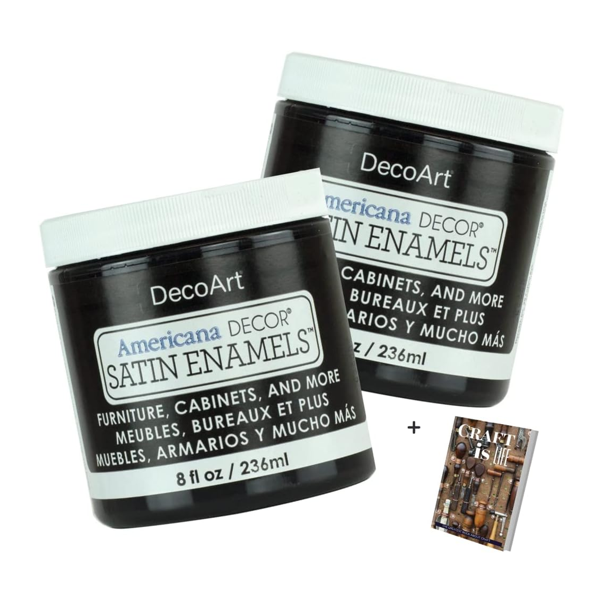 DecoArt Americana Decor Juego de 2 esmaltes de satén