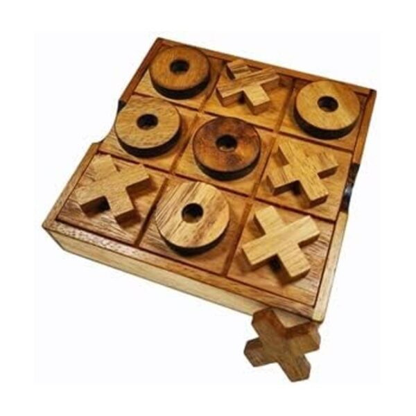 NUTTA TicTacToe Tic Tac Toe Tablero de madera XO OX Games_2