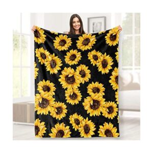 Manta de regalo de girasol para mujer manta de girasol de_1