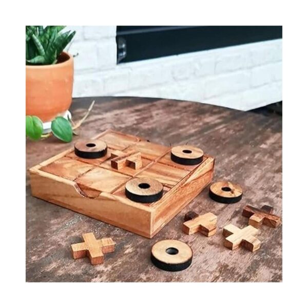 NUTTA TicTacToe Tic Tac Toe Tablero de madera XO OX Games_4