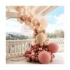 Kit de arco de globos rosa polvoriento guirnalda de_6