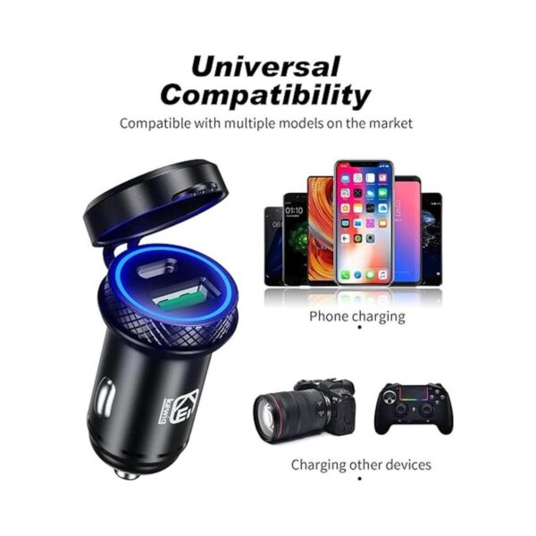 KEWIG Cargador USB C para automóvil 60 W5 A súper mini