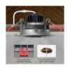 NUWATT Downlight empotrable de cardán LED de 3 pulgadas_3