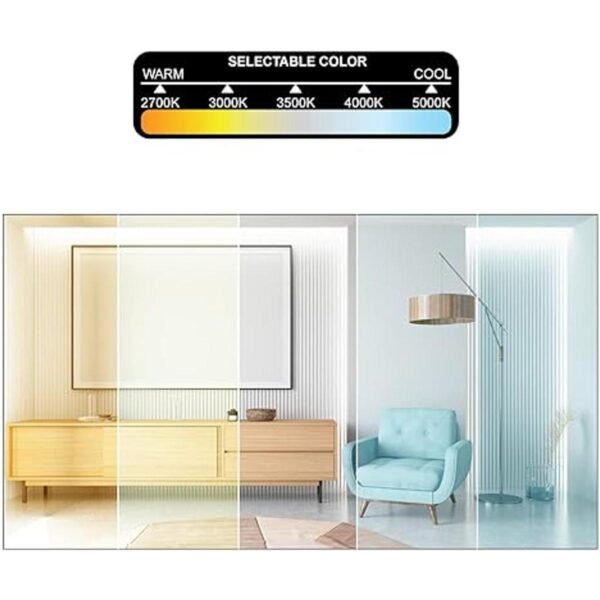 NUWATT Downlight empotrable de cardán LED de 3 pulgadas_5