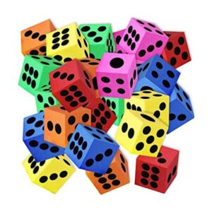 ArtCreativity Juego de 48 dados de espuma para niños_1