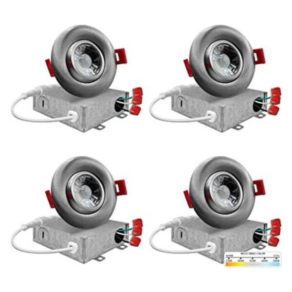 NUWATT Downlight empotrable de cardán LED de 3 pulgadas_1