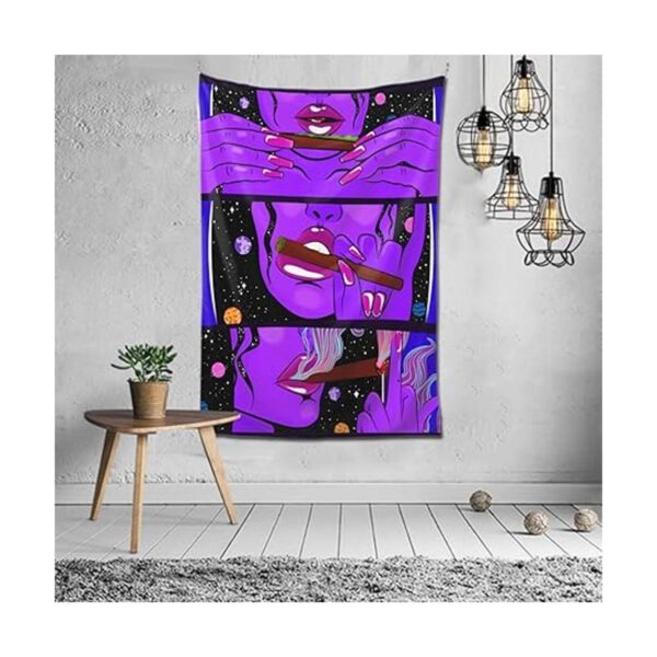 Trippy Tapiz para colgar en la pared diseño hippie_2