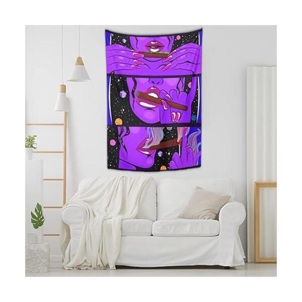 Trippy Tapiz para colgar en la pared diseño hippie_3