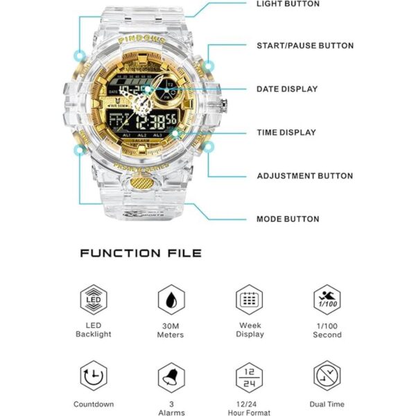 Men Watch for Men Digital Watch Sports Watch Teenagers_3