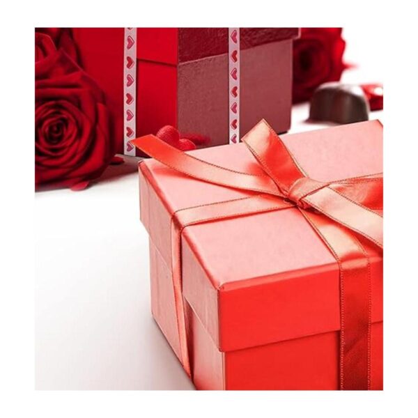 Cinta de San Valentín de 110 yardas decoración del día de
