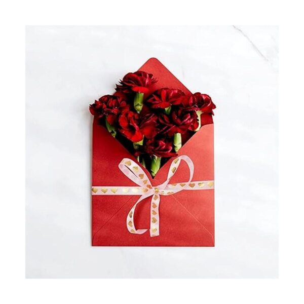 Cinta de San Valentín de 110 yardas decoración del día de
