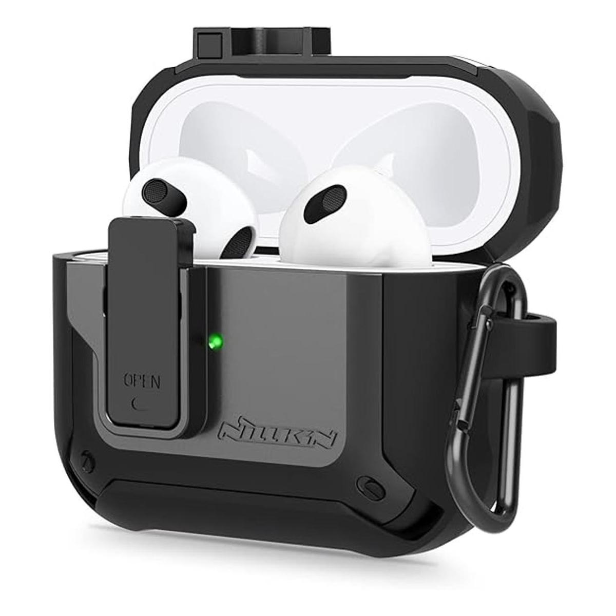 Nillkin Funda para Airpods 3 con bloqueo seguro apertura