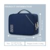 Lanola Bolsa organizadora de cables de viaje funda de