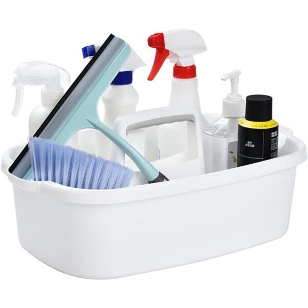 Haundry Organizador grande de suministros de limpieza con_1