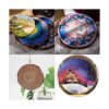 FSWCCK Paquete de 4 rebanadas de madera grandes sin