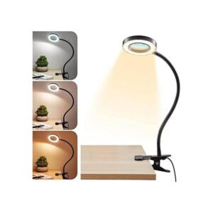 Lupa con luz 5X luz de clip de 9 W lámpara de escritorio_1