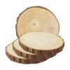 FSWCCK Paquete de 4 rebanadas de madera grandes sin
