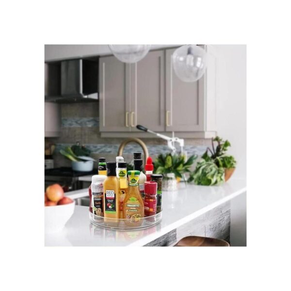 Large Lazy Susan Rotating Turntable Organizer for