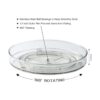Large Lazy Susan Rotating Turntable Organizer for